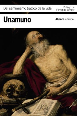 Portada del libro "Del sentimiento trágico de la vida", de Miguel de Unamuno.