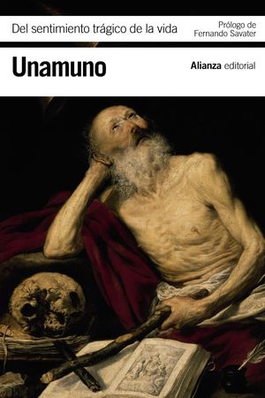 Portada del libro "Del sentimiento trágico de la vida", de Miguel de Unamuno. 