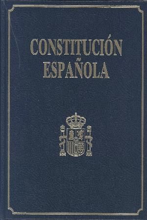 Portada de La Constitución Española (BOE)