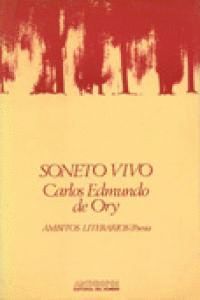 Cubierta del libro Soneto vivo (Anthropos, 1988). 