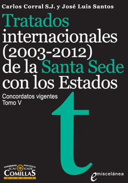 TRATADOS INTERNACIONALES (2003-2012) DE LA SANTA SEDE CON LOS ESTADOS