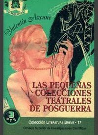 LAS PEQUEAS COLECCIONES TEATRALES DE POSGUERRA