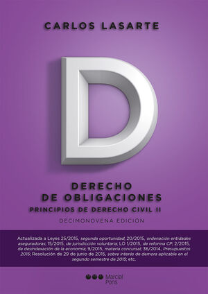 PRINCIPIOS DE DERECHO CIVIL. TOMO II: DERECHO DE OBLIGACIONES