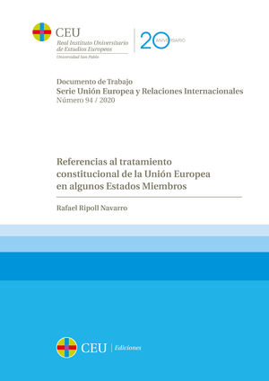 REFERENCIAS AL TRATAMIENTO CONSTITUCIONAL DE LA UNIN EUROPEA EN ALGUNOS ESTADOS MIEMBROS