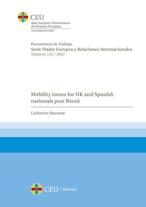 MOBILITY ISSUES FOR UK AND SPANISH NATIONALS POST BREXIT