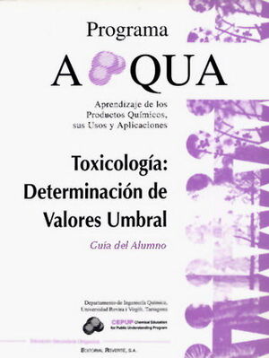 TOXICOLOGA: DETERMINACIN DE VALORES UMBRAL. GUIA DEL ALUMNO