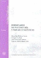 FORMULARIO DE PSICOMETRA Y TABLAS ESTADSTICAS