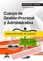 CUERPO DE GESTIN PROCESAL Y ADMINISTRATIVA DE LA ADMINISTRACIN DE JUSTICIA (PROMOCIN INTERNA). TE