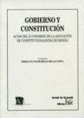 GOBIERNO Y CONSTITUCIN ACTAS DEL II CONGRESO DE LA ASOCIACIN DE CONSTITUCIONALISMO DE ESPAA