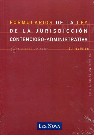 FORMULARIOS DE LA LEY DE LA JURISDICCIN CONTENCIOSO-ADMINISTRATIVA